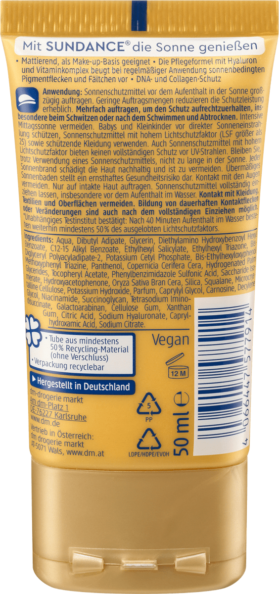 Sonnenfluid Gesicht Anti Age LSF 50, 50 ml