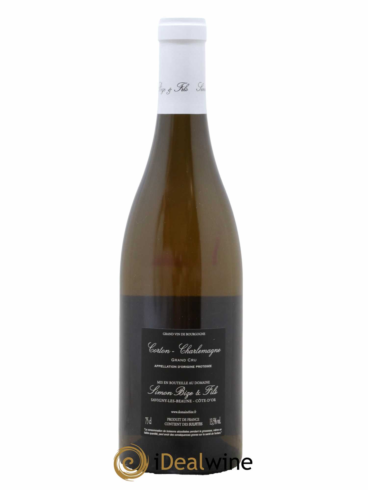 Corton-Charlemagne Grand Cru Simon Bize & Fils  2019 - Lot de 1 Bouteille
