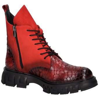 2Go Fashion Schnür Boots in rot