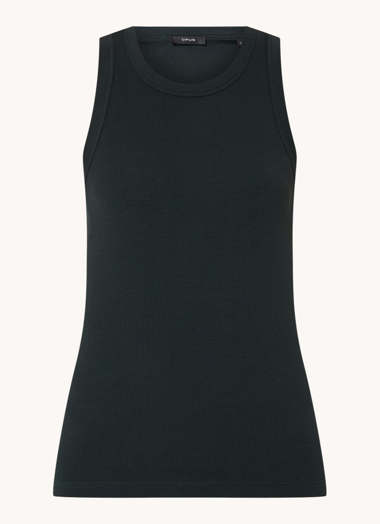 OPUS Ilesso ribbed tank top