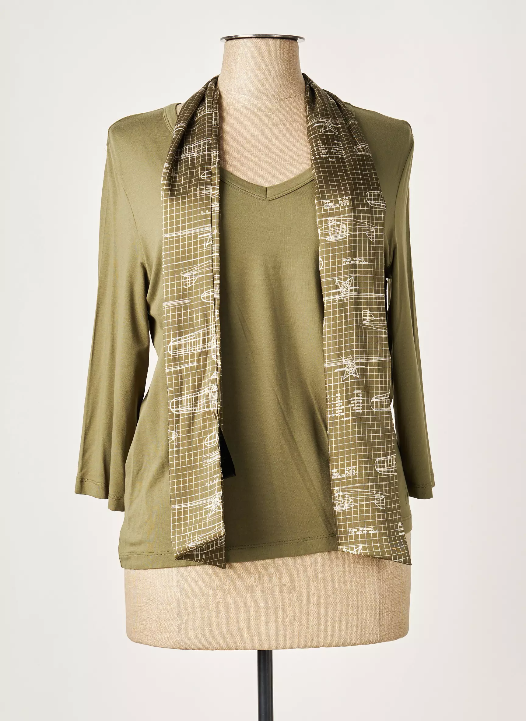 Cop Copine Tshirts Femme couleur vert