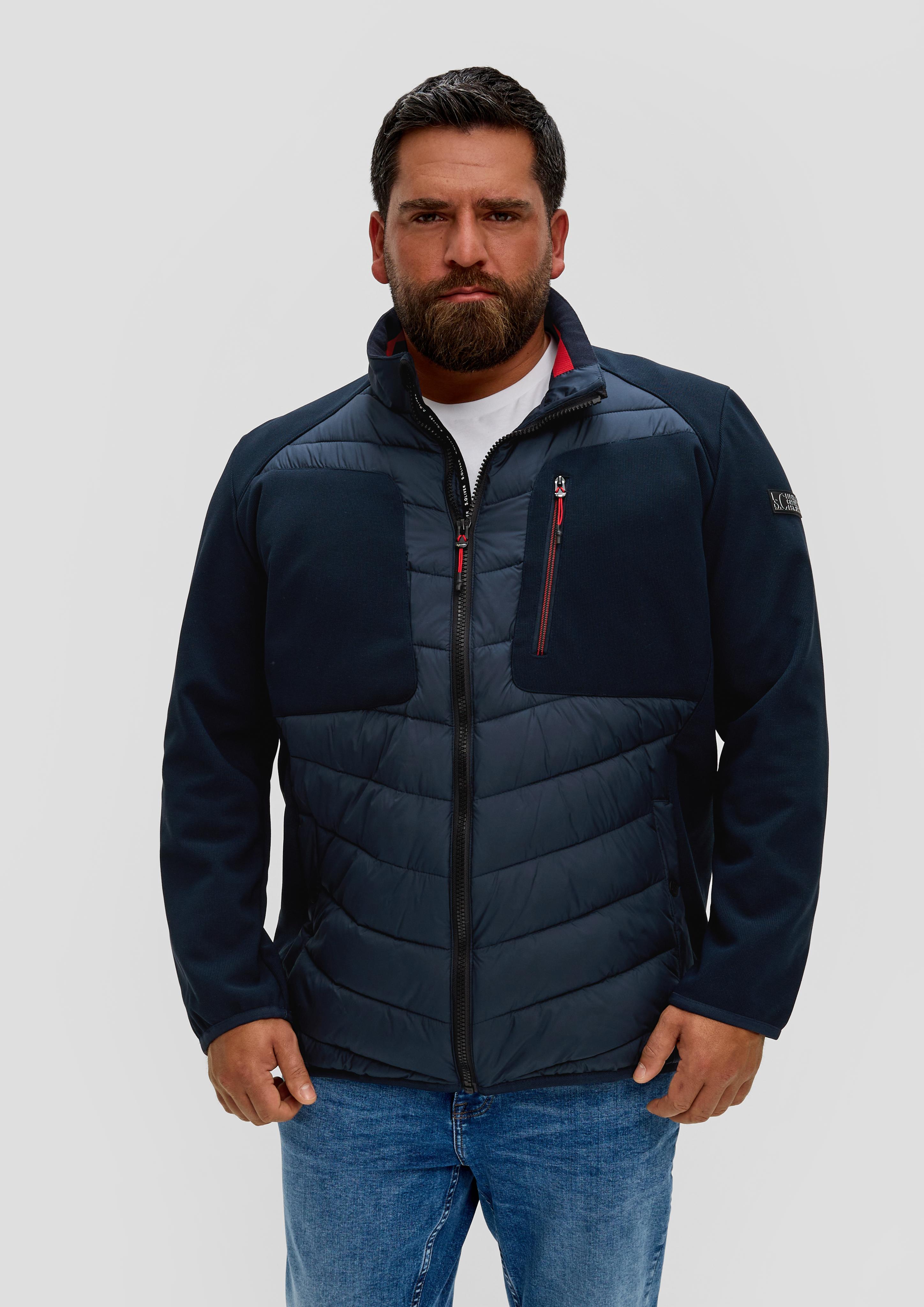 Softshelljacke mit Kontrastdetails  2147130-5978