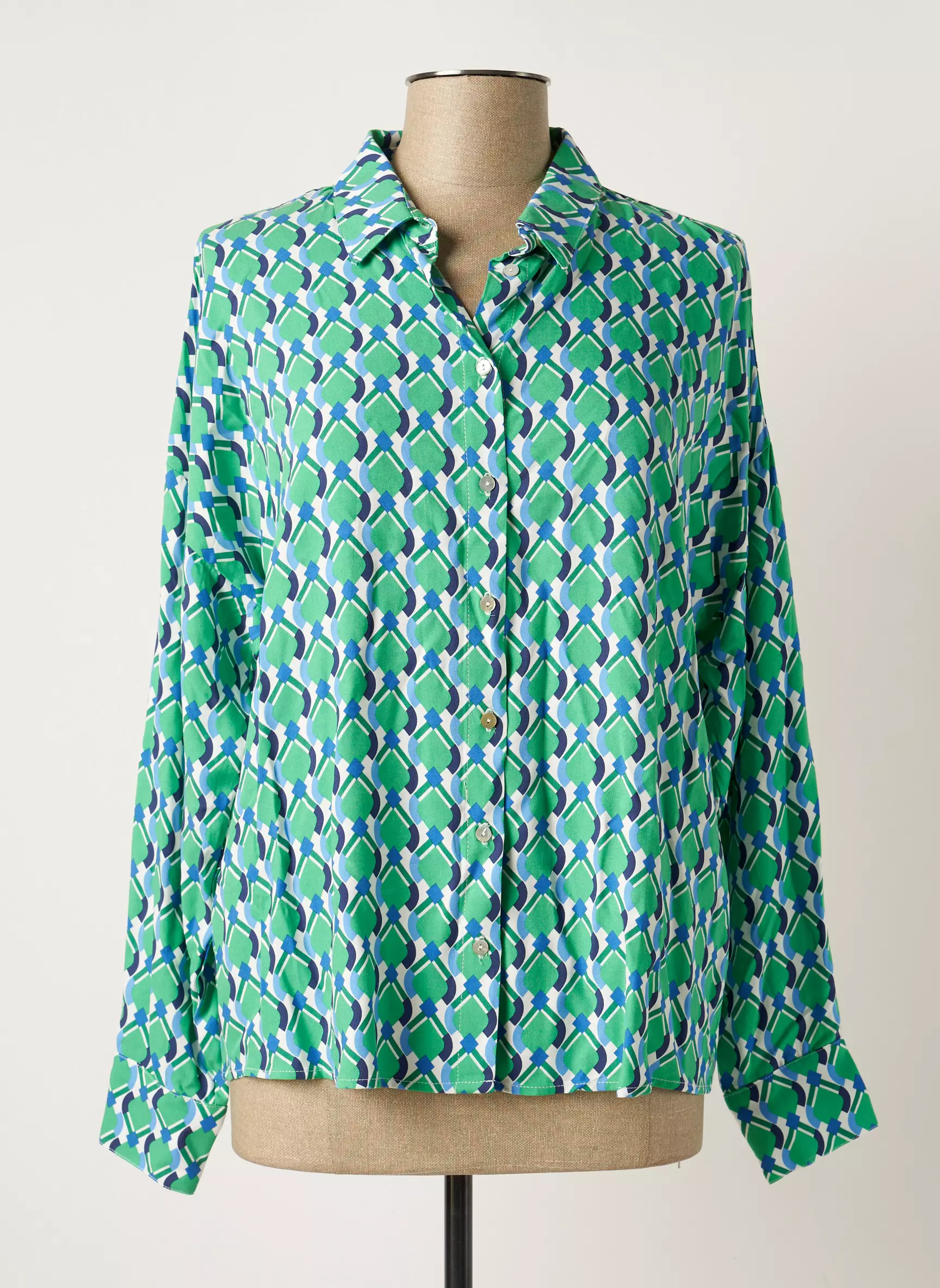C Est Beau La Vie Chemisiers Femme couleur vert