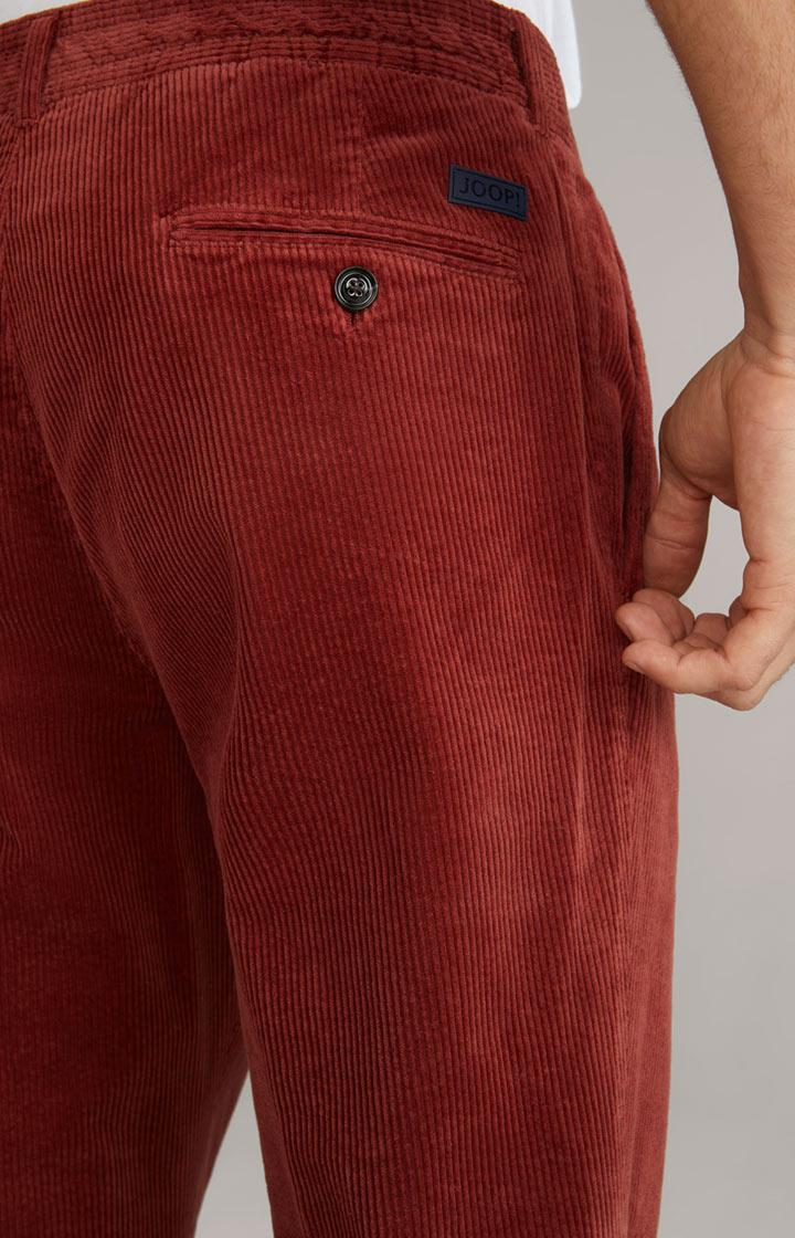 Cordhose Lester in Rot