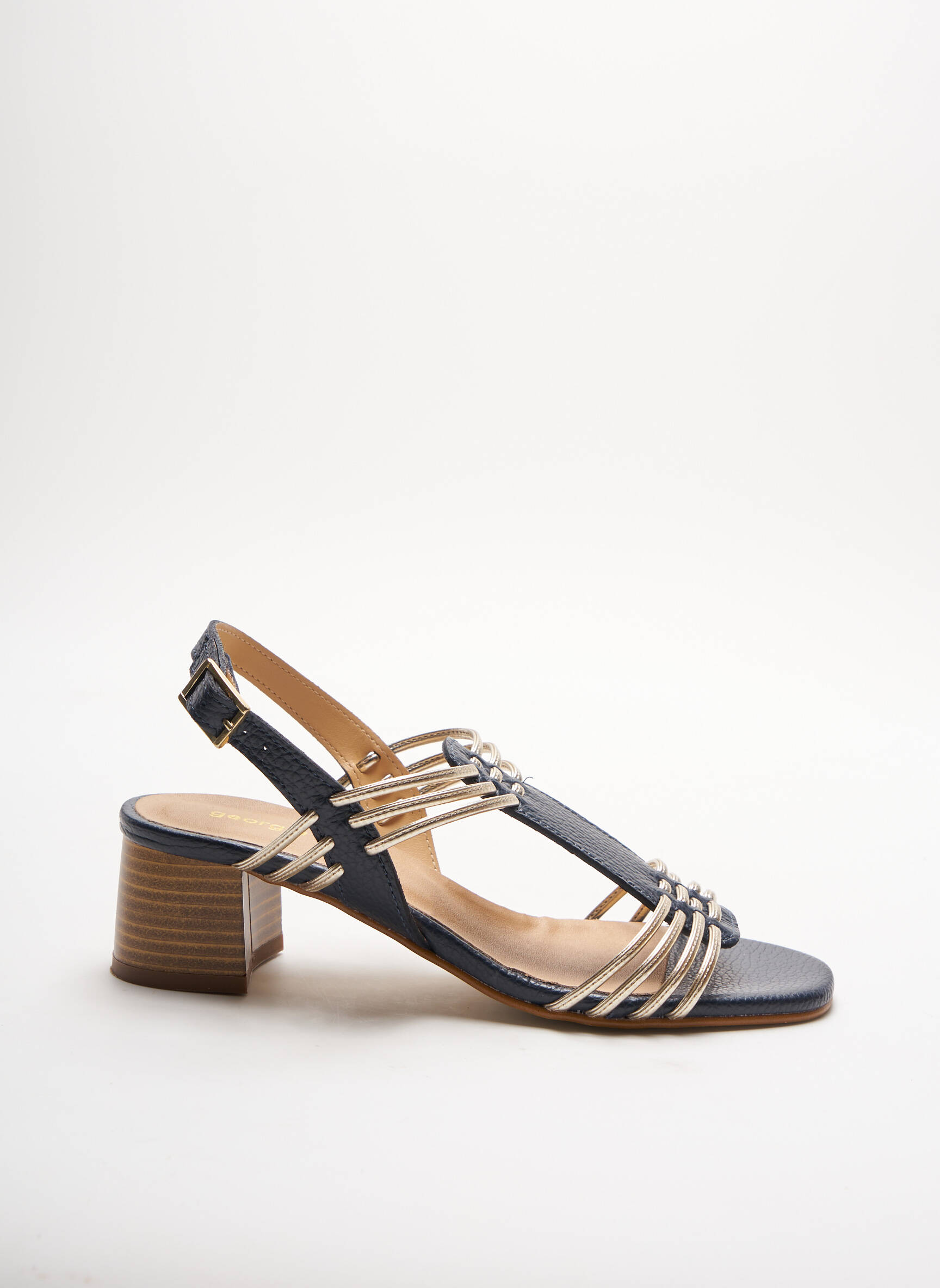 Georgia Rose Sandales Nu Pieds Femme couleur bleu