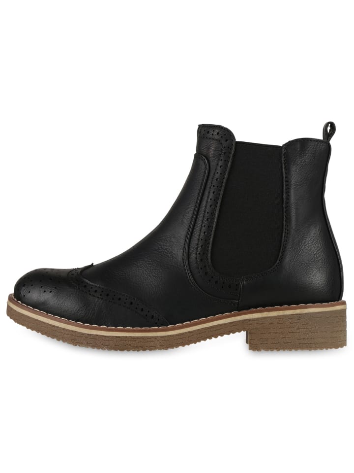 VAN HILL Chelsea Boots Anna in Schwarz günstig kaufen