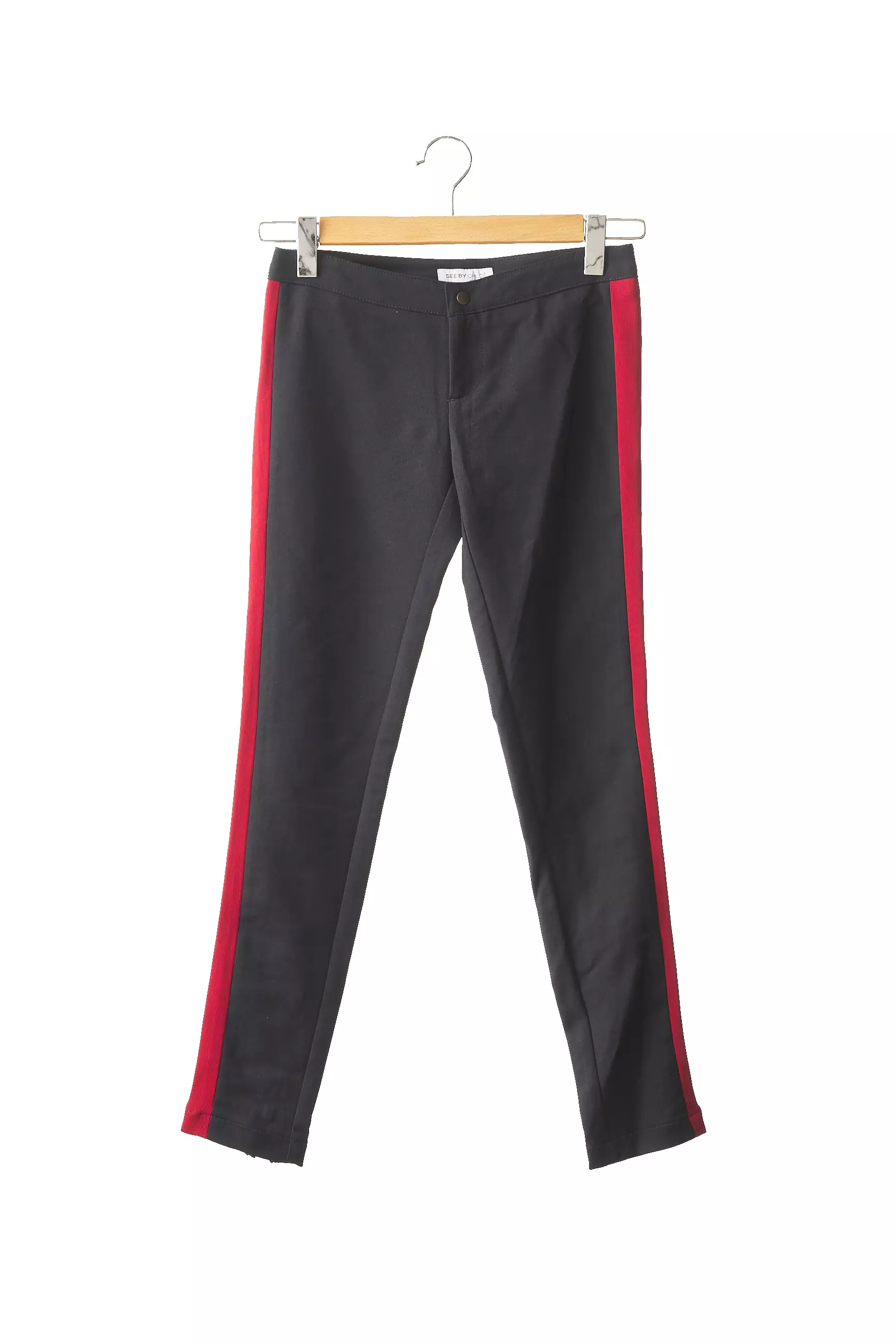See By Chloe Pantalon7 8 Femme couleur bleu
