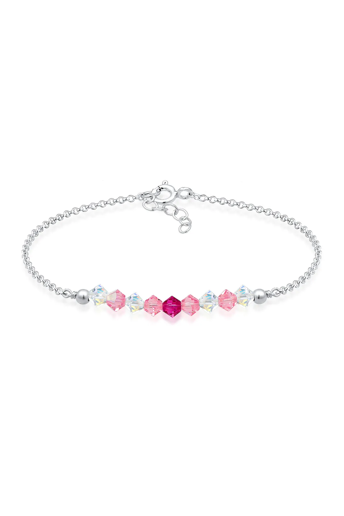 ELLI  Armband Kinder Beads Kristalle 925er Silber