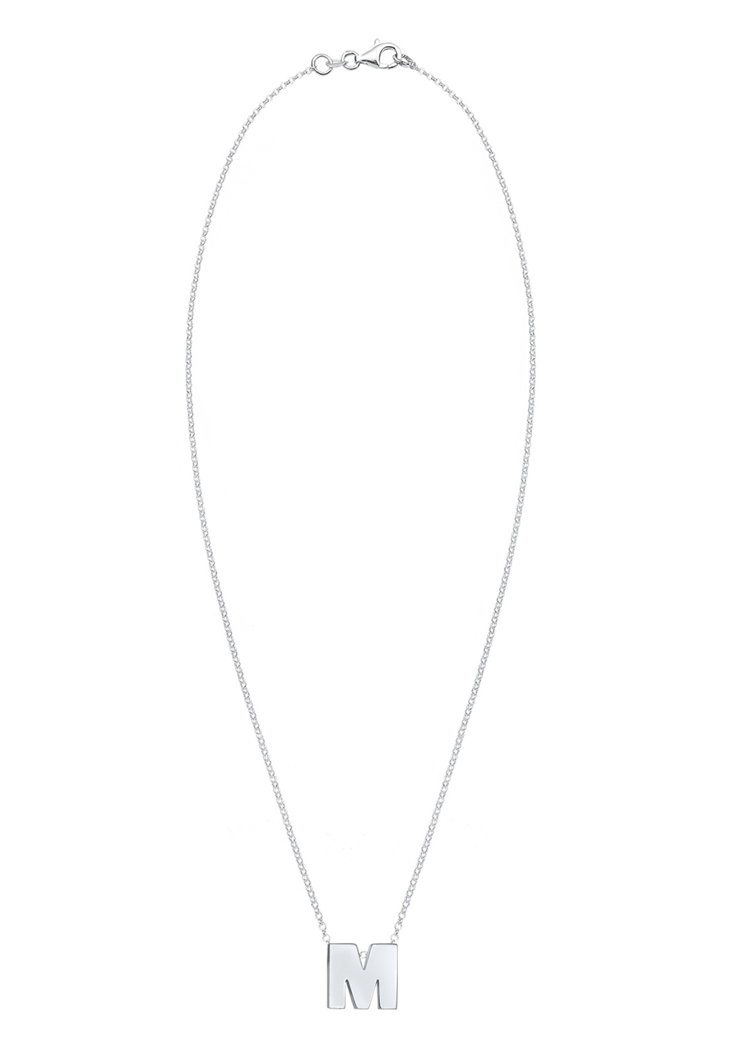 Ciondolo da donna Elli con iniziale lettera M - Argento 925/1000
