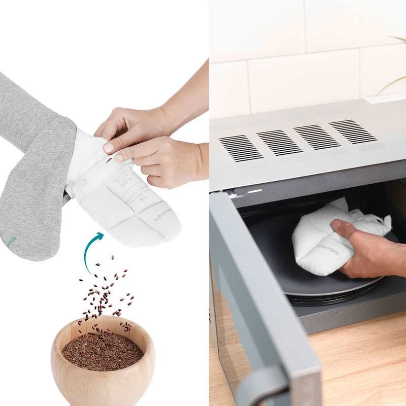 Coussin réducteur anti-coliques Cloudnest gris et blanc Babymoov