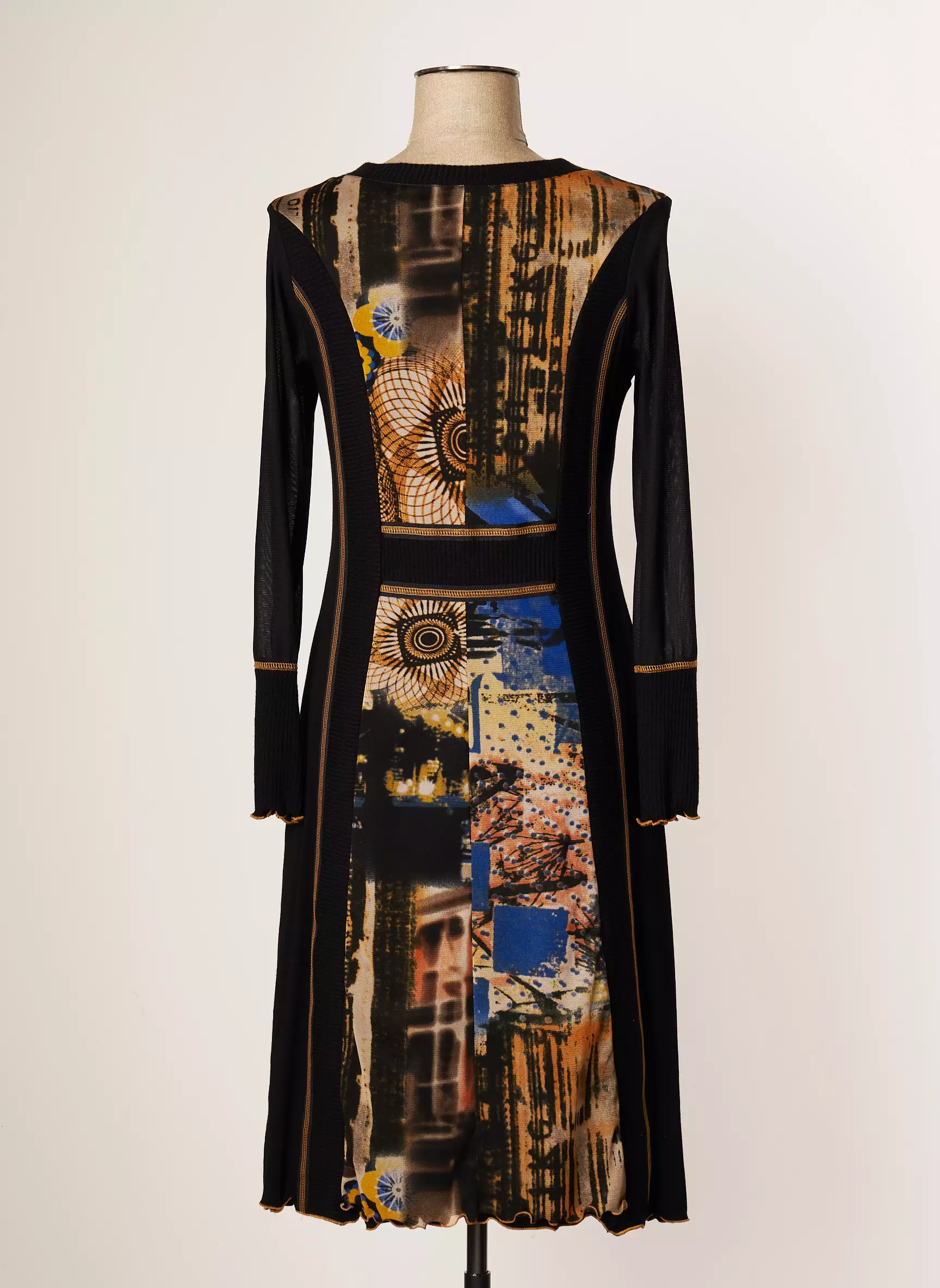 Jumfil Robes Mi Longues Femme couleur noir