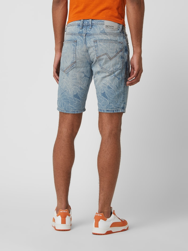 Regular Fit Jeansshorts aus Baumwolle in jeans