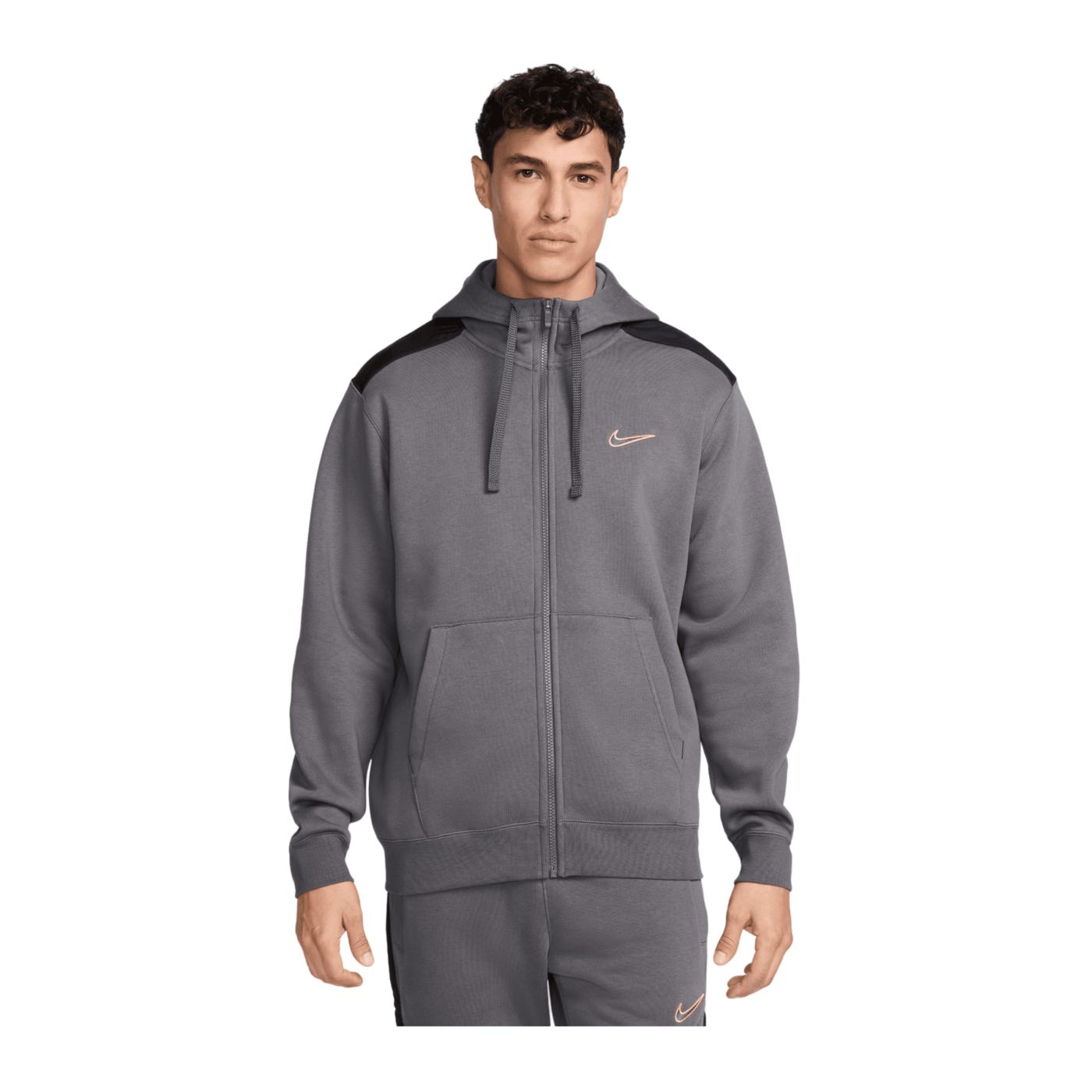 Nike Fleece Kapuzenjacke Grau F068