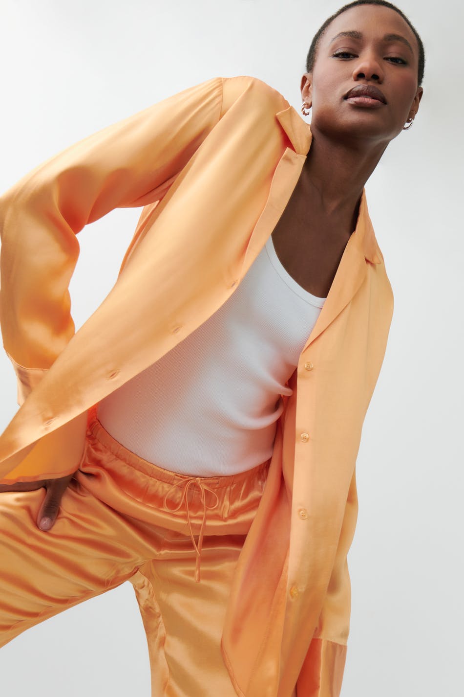 Satin shirt
