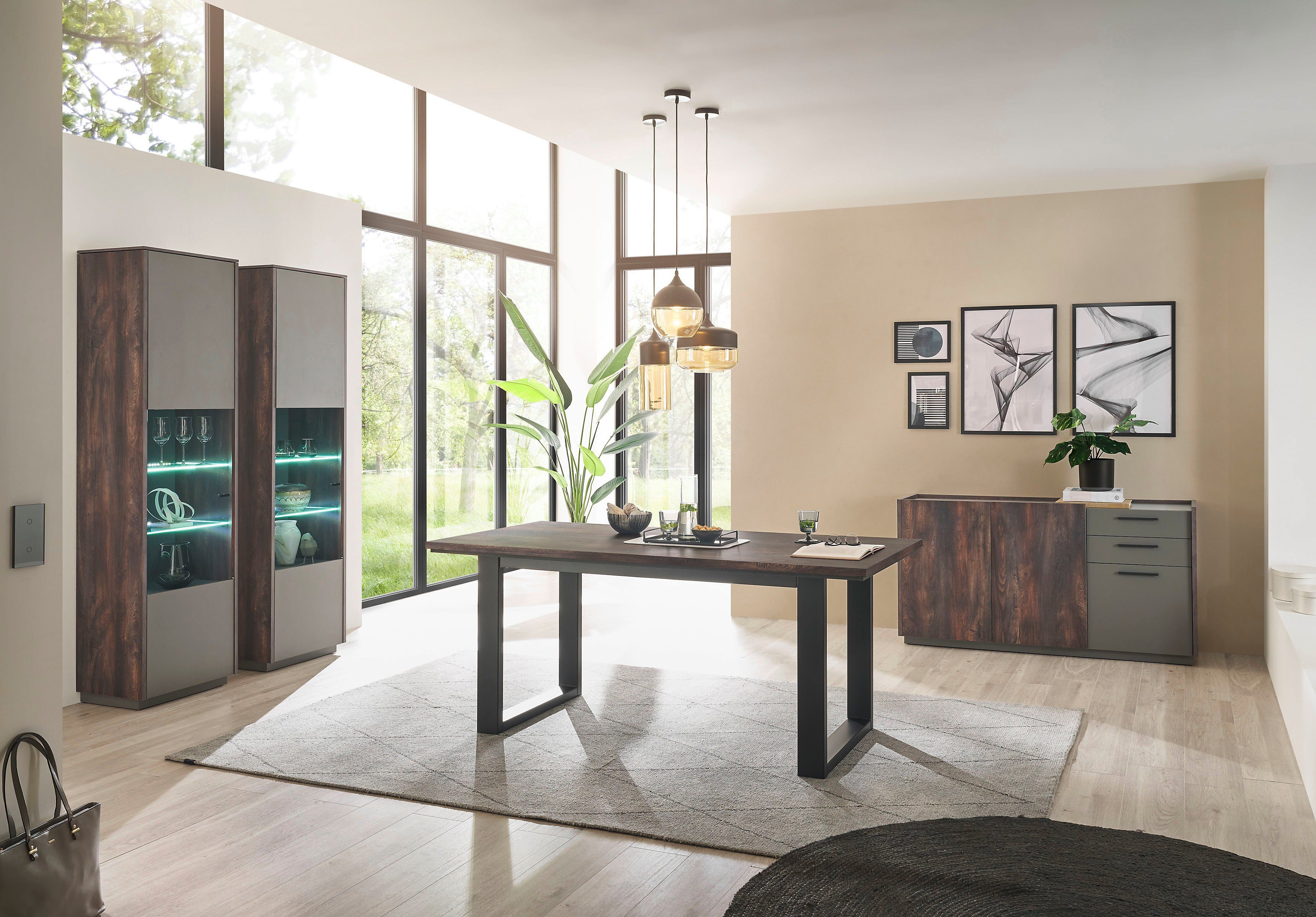 INOSIGN Esszimmer-Set LARGO, (Set, 4-St)
