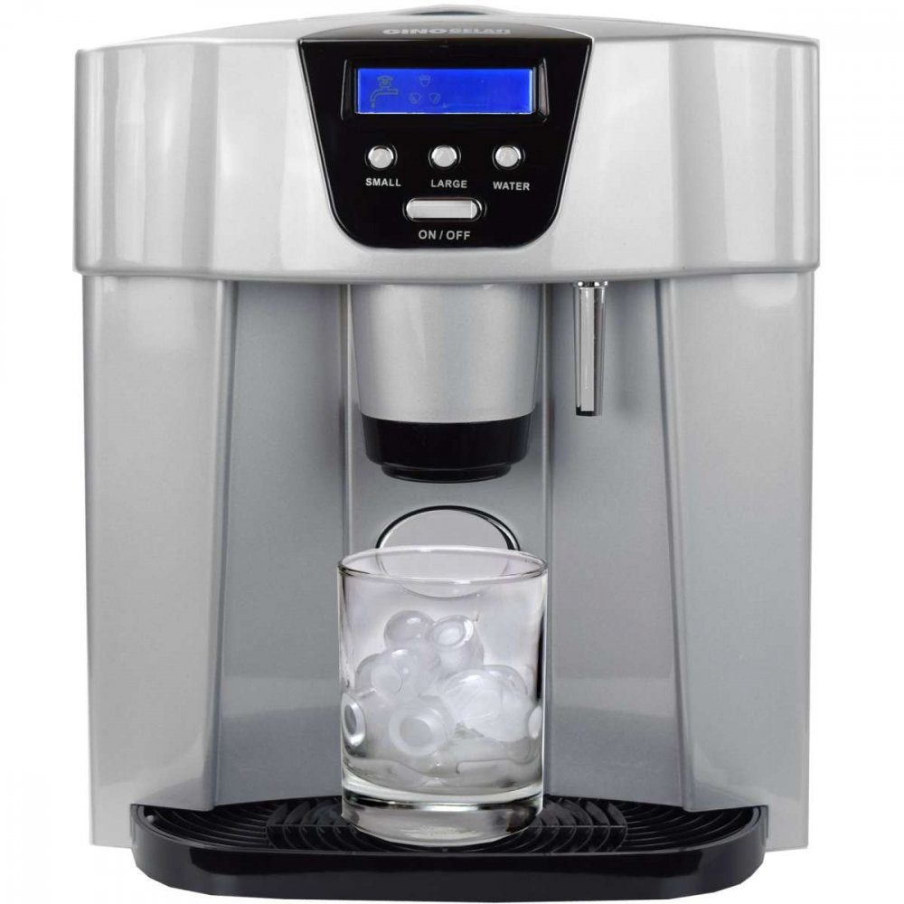 Syntrox Elektrischer Eiswürfelbereiter Syntrox Digitaler Eiswasser- und Eiswürfelbereiter mit Spender