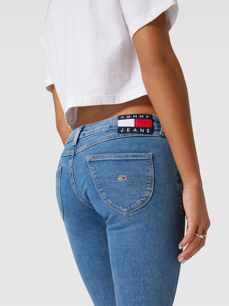 Skinny Fit Jeans mit Stretch-Anteil Modell 'SOPHIE' in hellblau