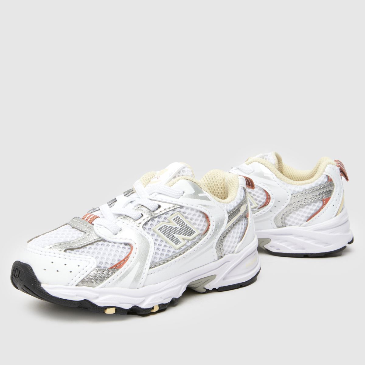 New Balance fehér és sárga 530 kislány cipő