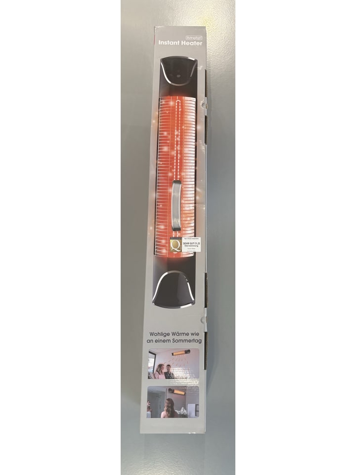 Livington Infrarot Heizstrahler Instant Heater in Schwarz günstig kaufen onesize