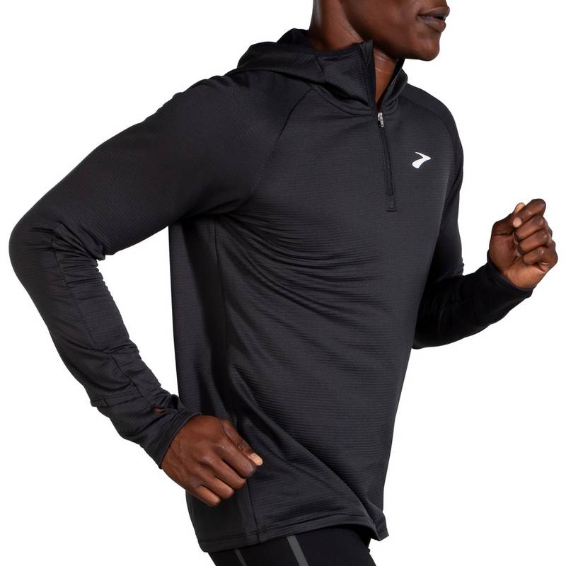 Brooks Notch Thermal Laufhoodie Herren