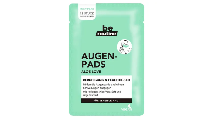 be routine Augenpads Aloe Love