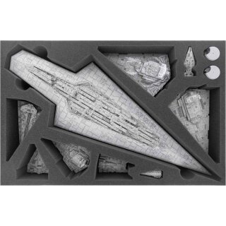 Schaumstoffeinlage für Star Wars Armada: Super Star Destroyer + Imperiale Flotte
