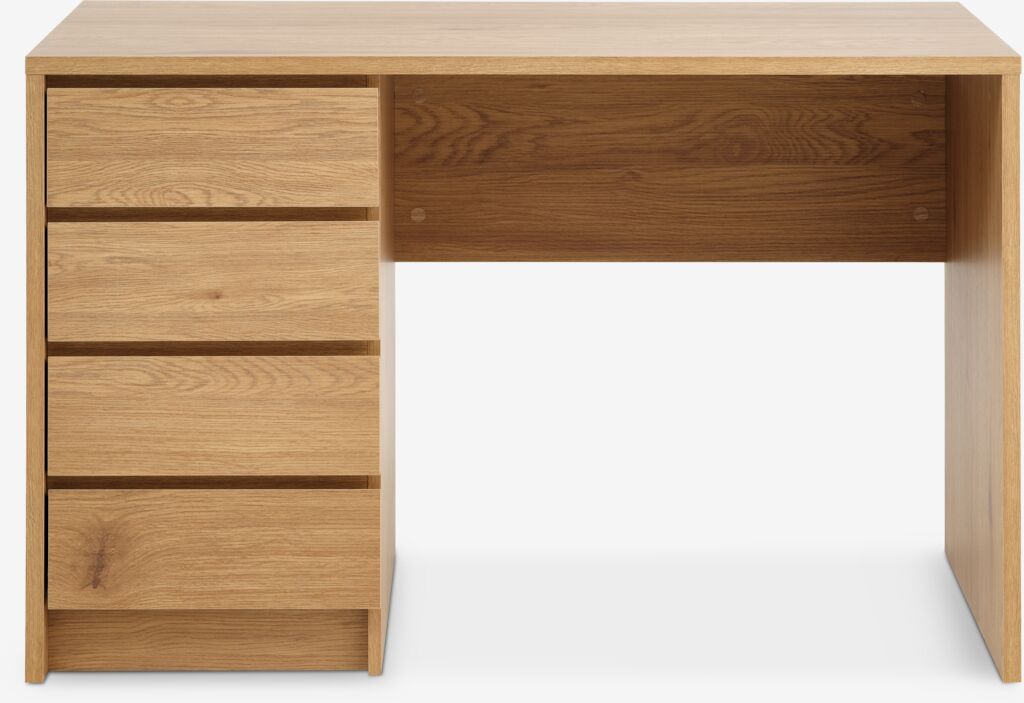 LIMFJORDEN LIMFJORDEN desk 60x120 4 drawers warm oak color
