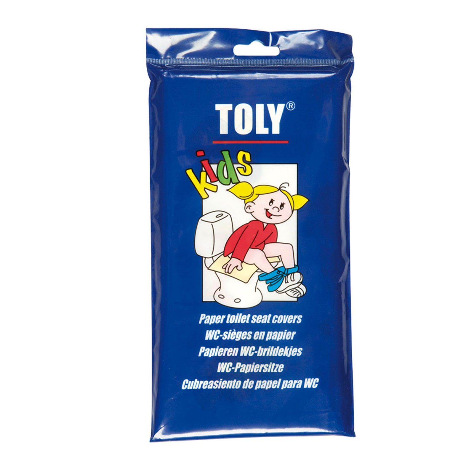 Toly Campingtoilette Kinder WC Sitz Auflage Camping Papier Sitzauflage, Toilettensitz Schutz 30