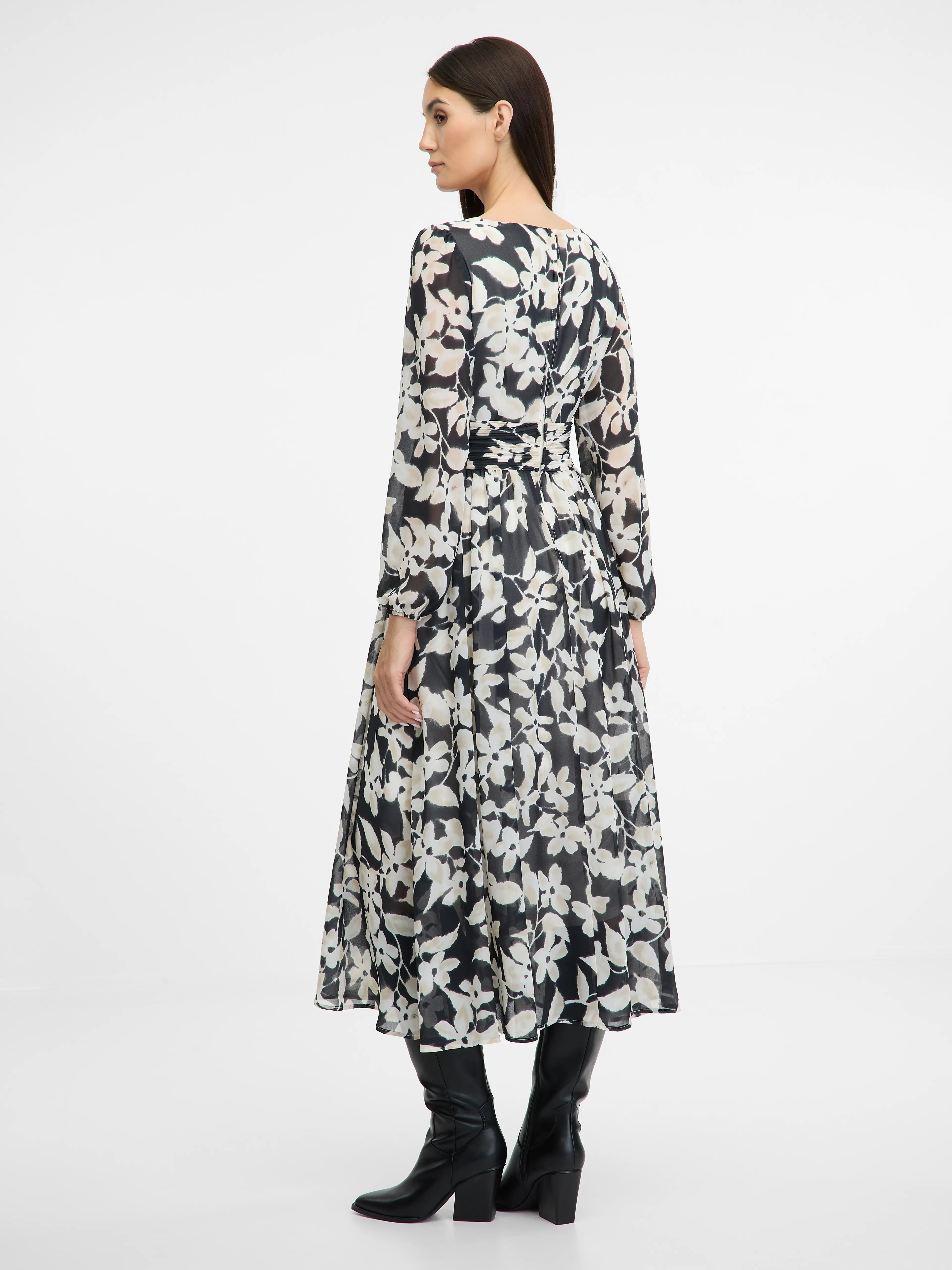 Schwarzes Damen Maxikleid ORSAY