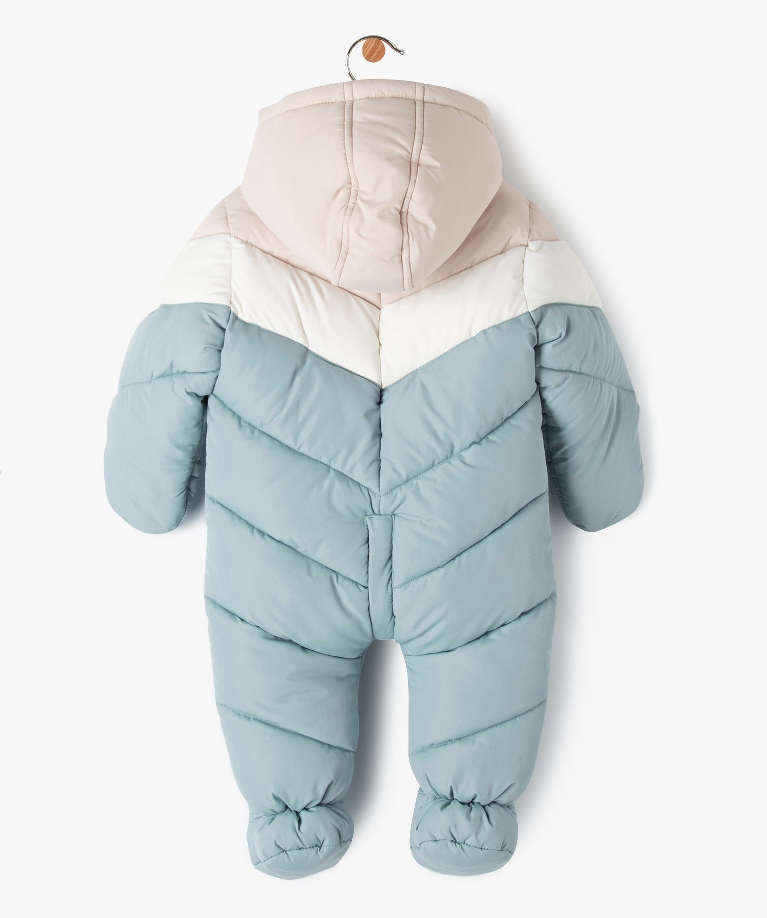 Combinaison pilote à capuche doublure fourrure imitation bébé