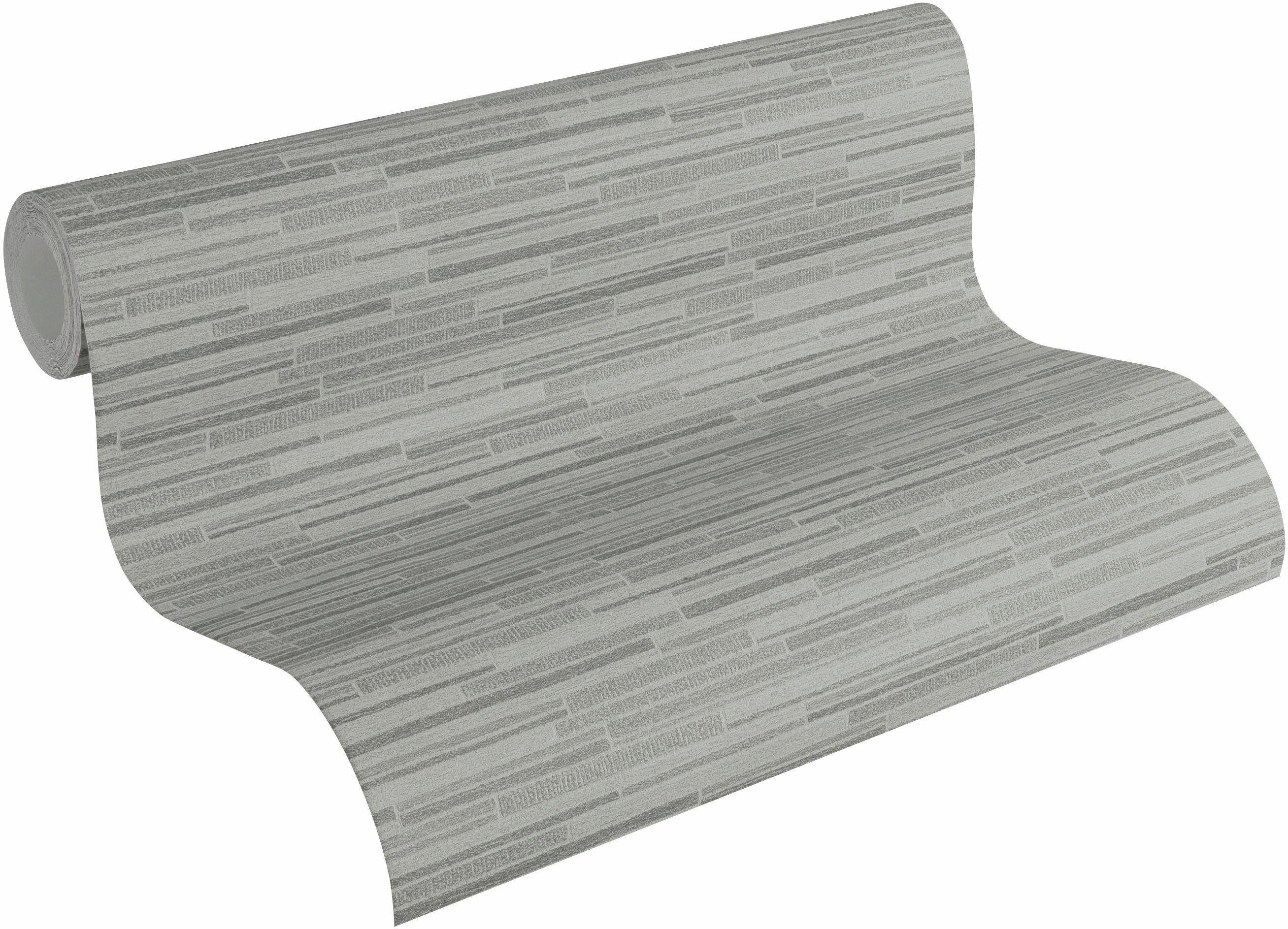 living walls Vliestapete Best of Wood`n Stone 2nd Edition, Steinoptik, Streifentapete