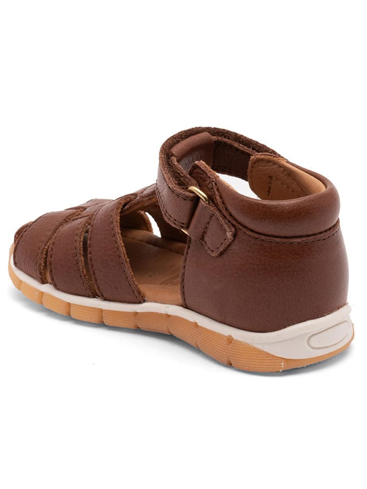 bisgaard Leder-Halbsandalen in Braun günstig kaufen