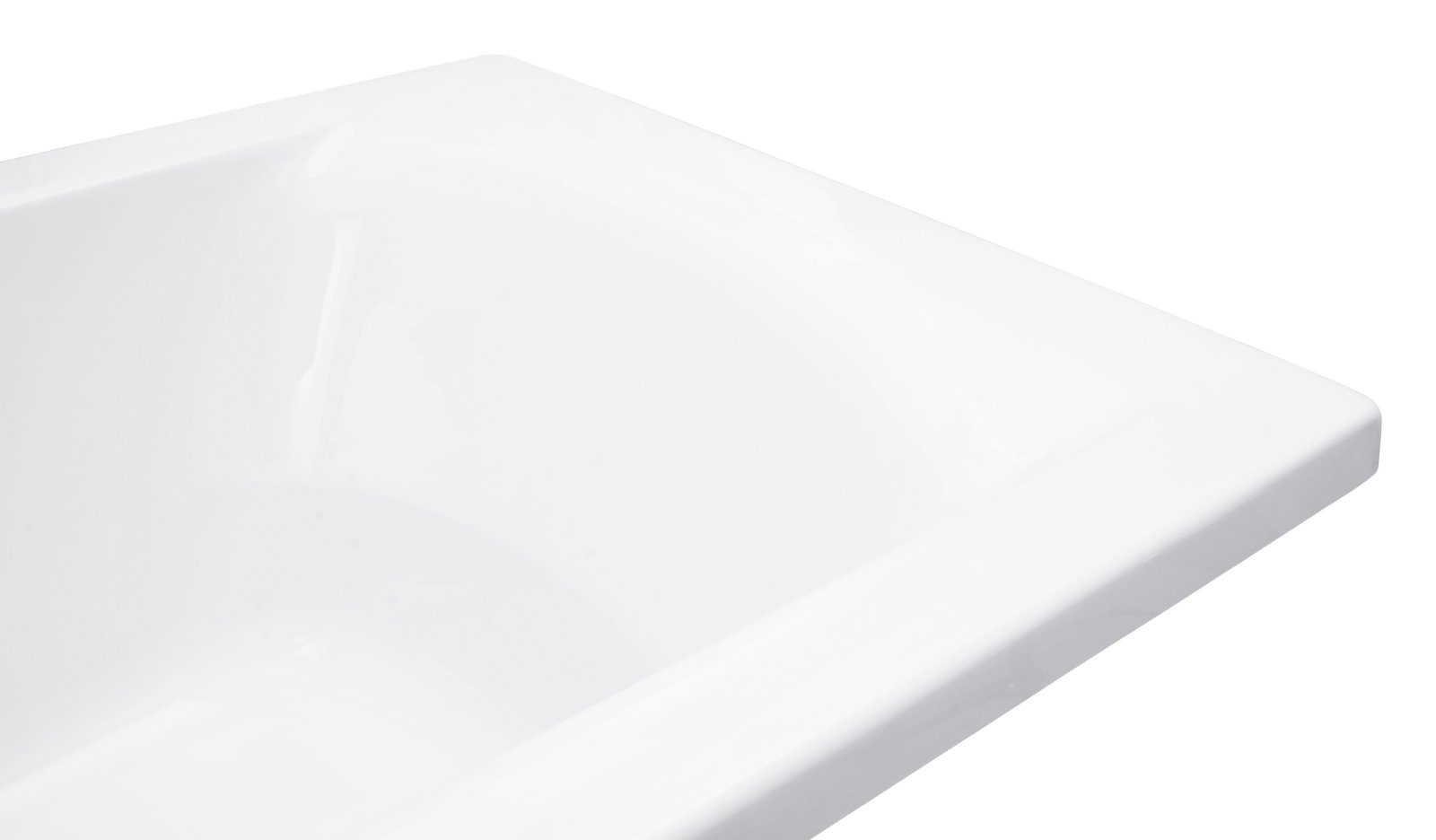 Calmwaters Badewanne Modern Curved, (1-tlg), Weiß, 180 x 80 cm, Acryl, Duobadewanne für zwei Personen, 02SL3317