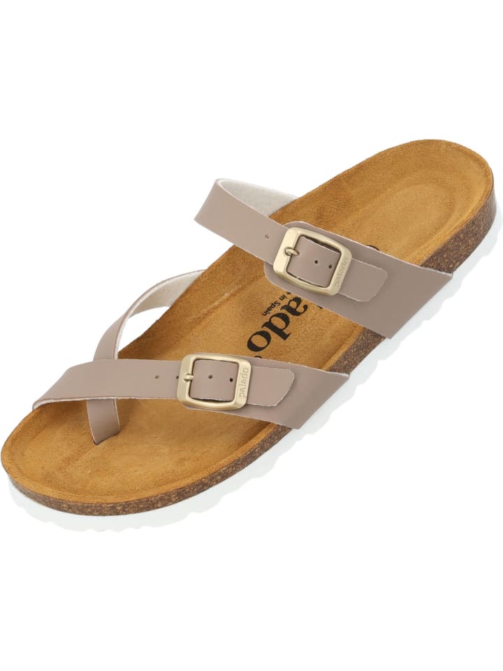 palado Pantoletten in beige matt günstig kaufen