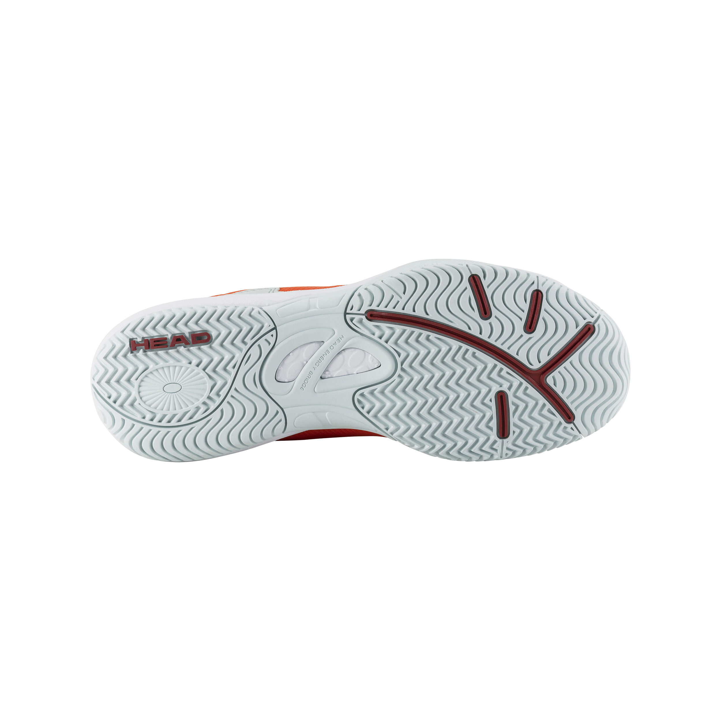 Sprint 3.5 AC Allcourtschuh Kinder - Orange, Dunkelrot