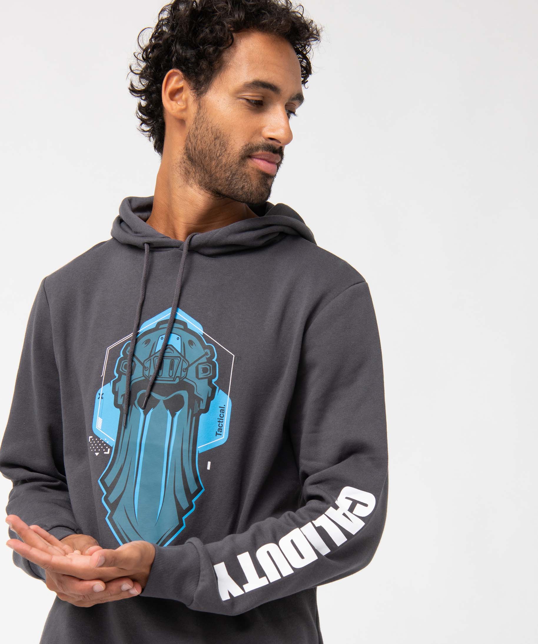 Sweat homme à capuche avec motif XXL - Call of Duty gris fonce | GEMO
