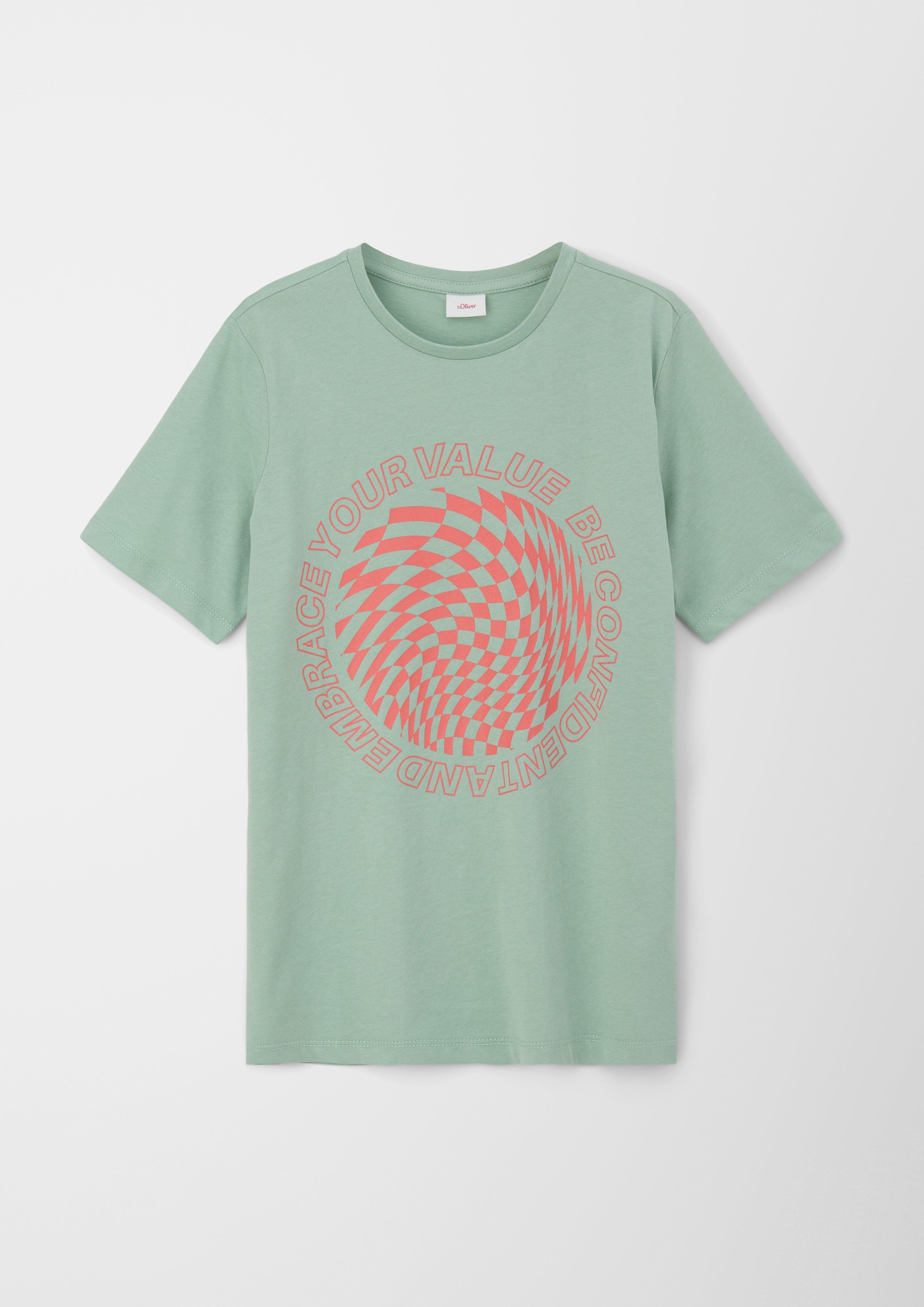 Jerseyshirt mit Frontprint  2130526-6091