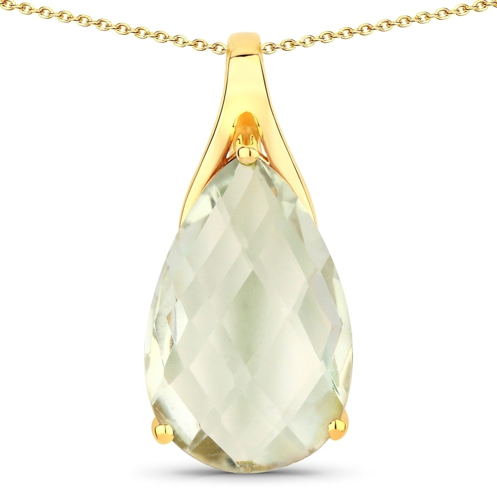 Rafaela Donata Chaîne Argent sterling Améthyste en Or jaune Bijoux