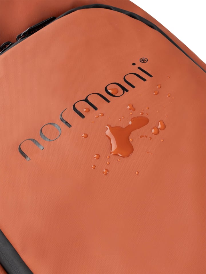 normani Sport- und Reisetasche mit Rucksackfunktion 90 l Nordpass in Orange günstig kaufen onesize