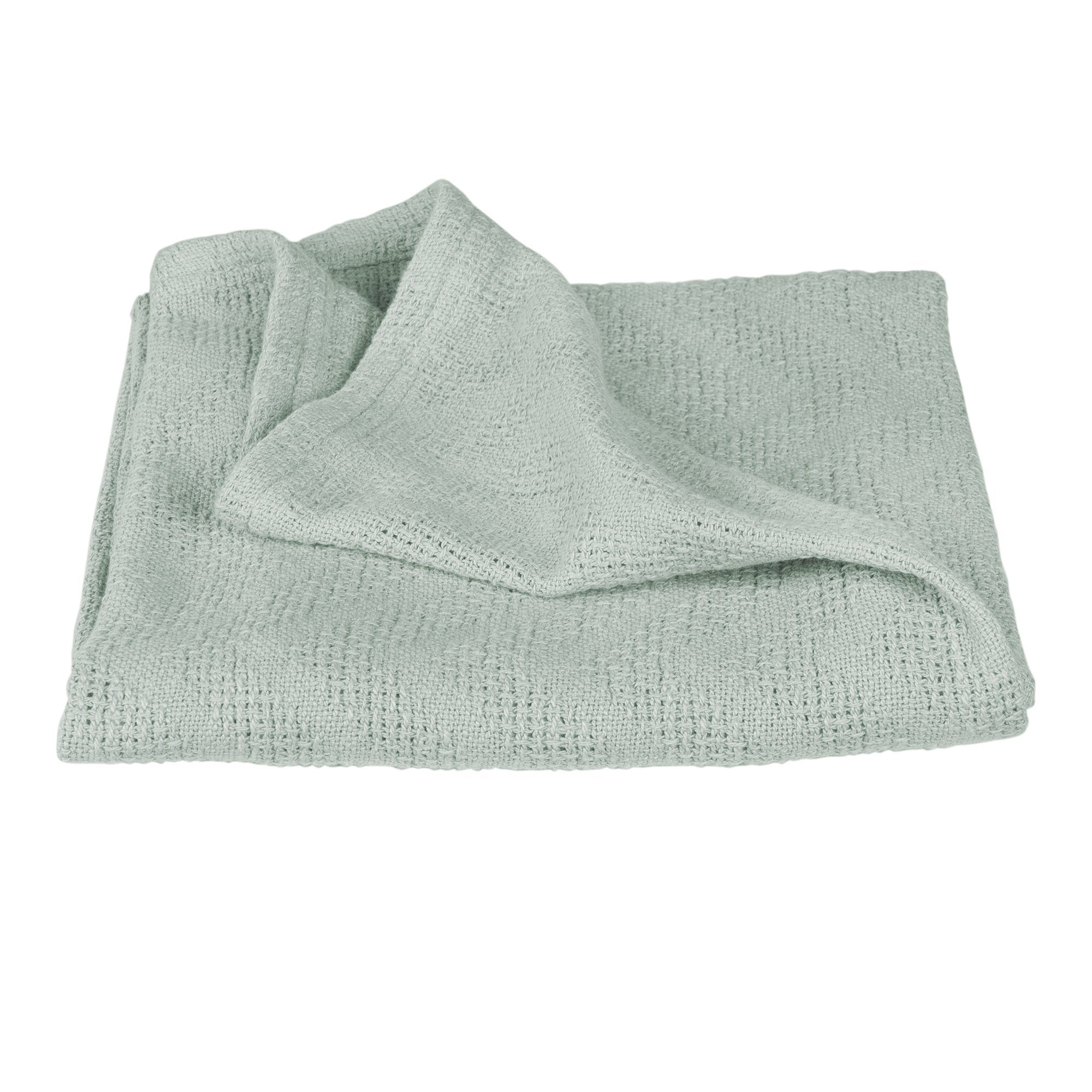 Babydecke Lil Planet, in verschiedenen Farben, roba®, Organic Decke in Strickoptik