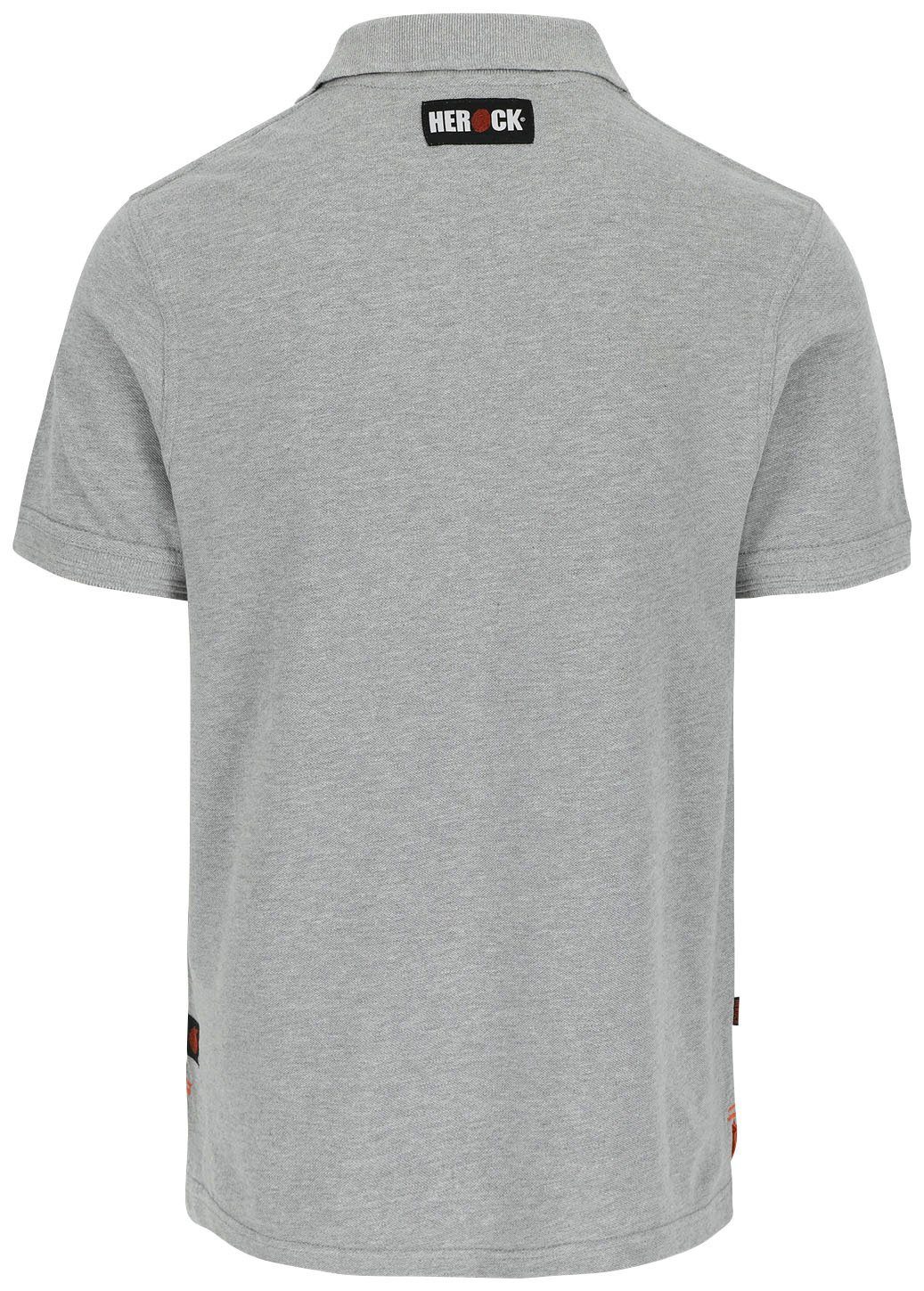 Herock Poloshirt LEVI POLO KURZARM Reine Baumwolle, Rippstrick-Kragen und Bündchen, verschiedene Farben
