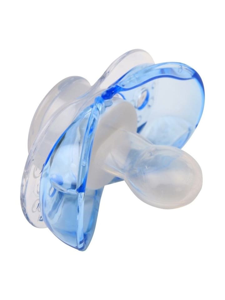 RaZbaby Schnuller für Neugeborene aus Silikon mit automatische Klappe 0-36M in Blau günstig kaufen onesize