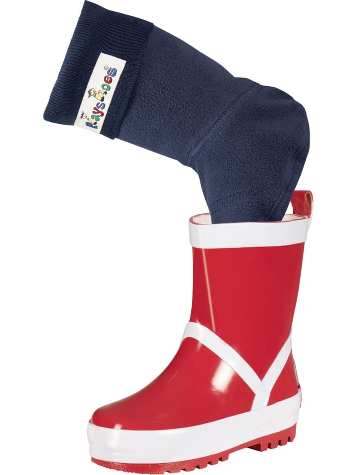 Playshoes Fleece-Stiefel-Socke in Marine günstig kaufen