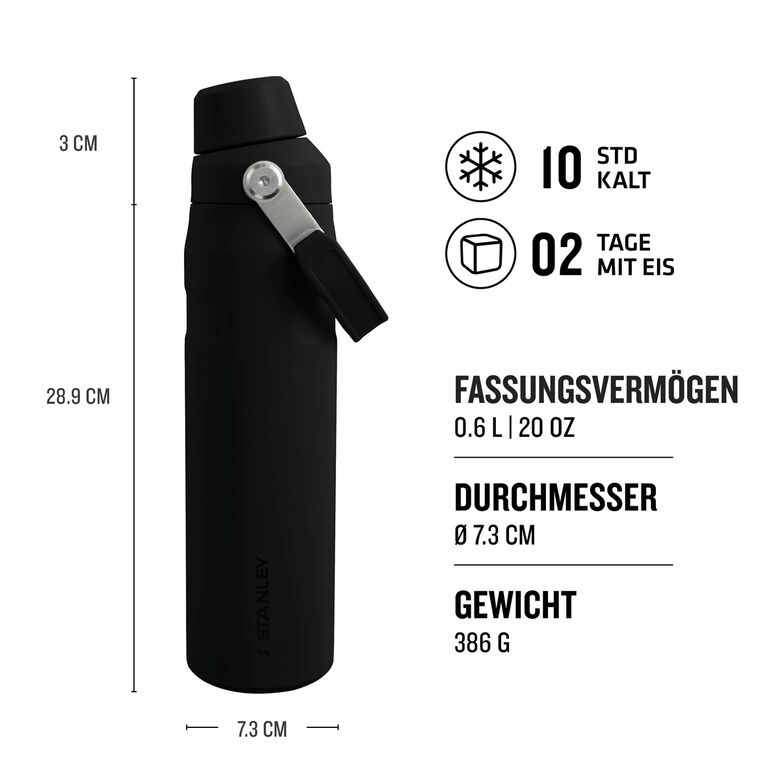 Stanley The Aerolight IceFlow Water Bottle black