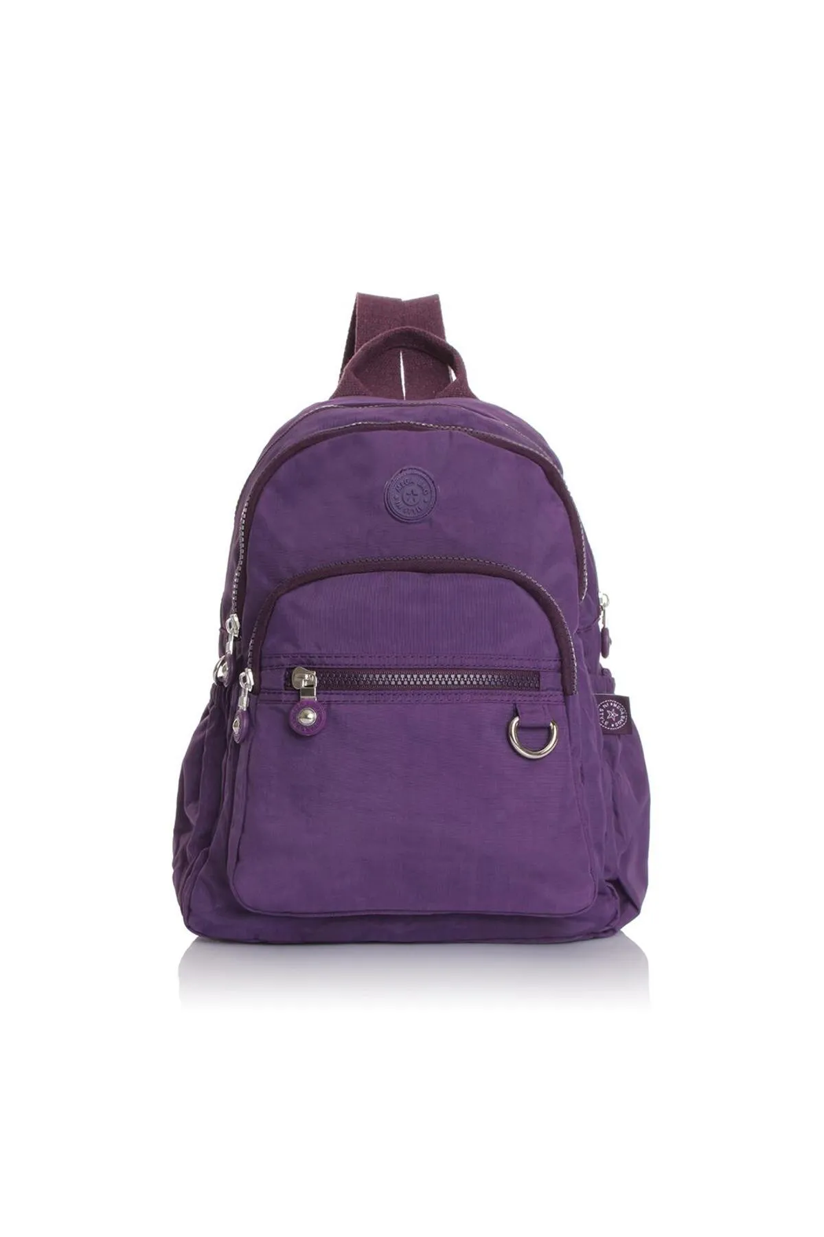 Getcho  Nevva Rucksack für Damen aus Crinkle-Stoff