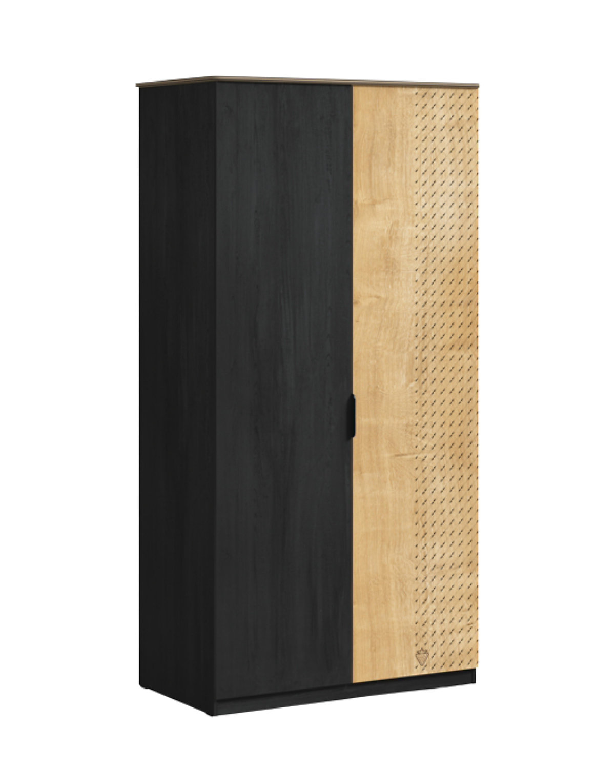 Kleiderschrank Work 2-türig mit Aufdruck inkl. Belüftung