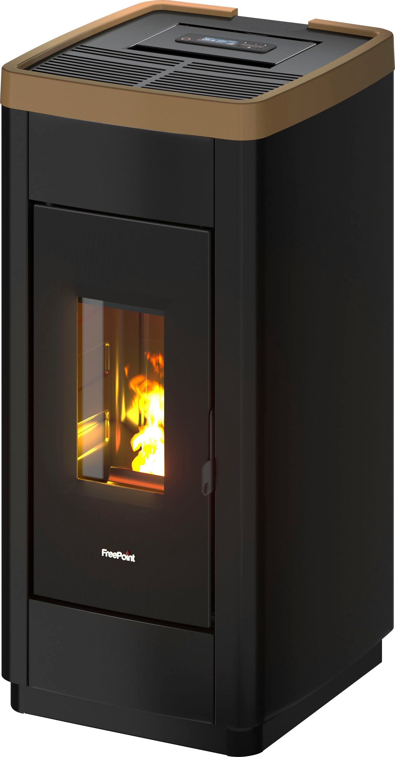 Freepoint Pelletofen Life 9, 7,7 kW, Zeitbrand