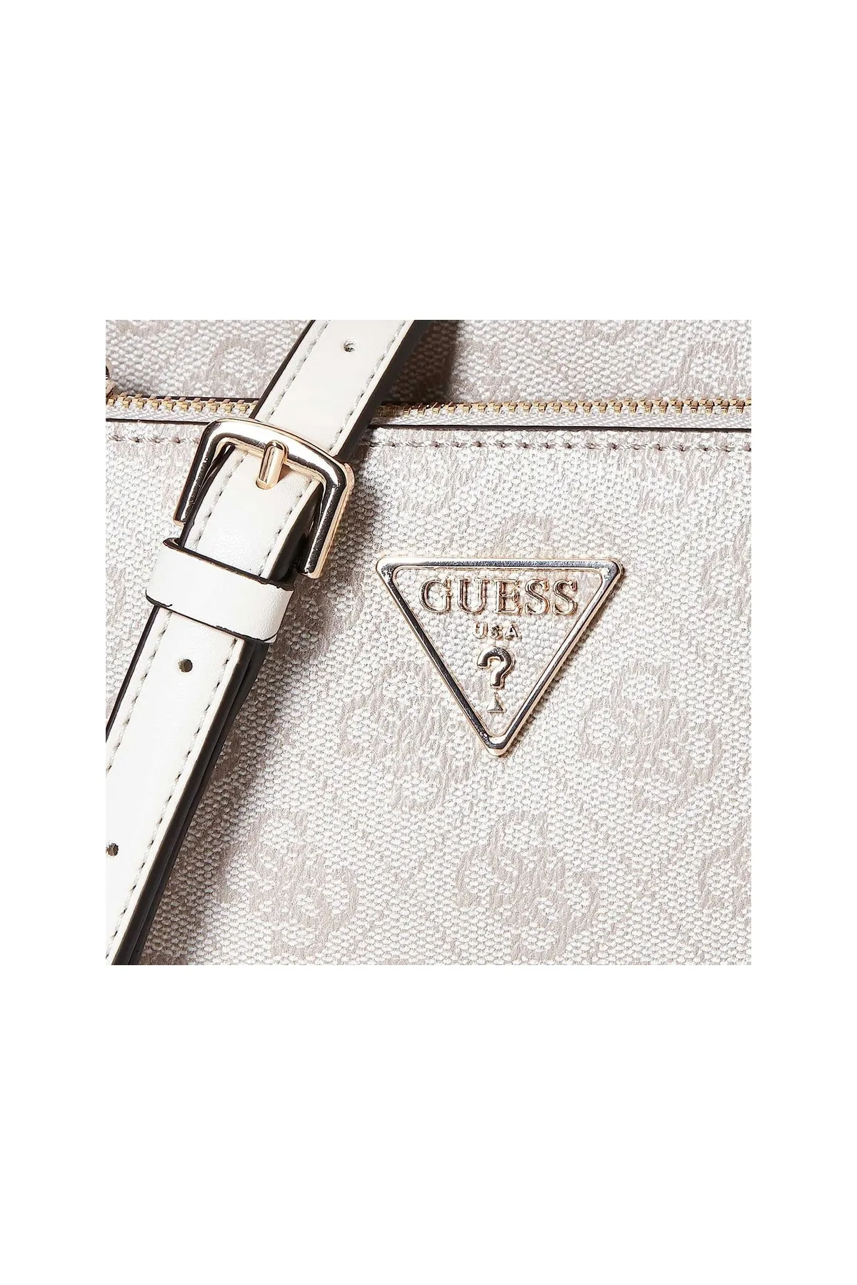 Guess  Handtasche - Beige - Strukturiert