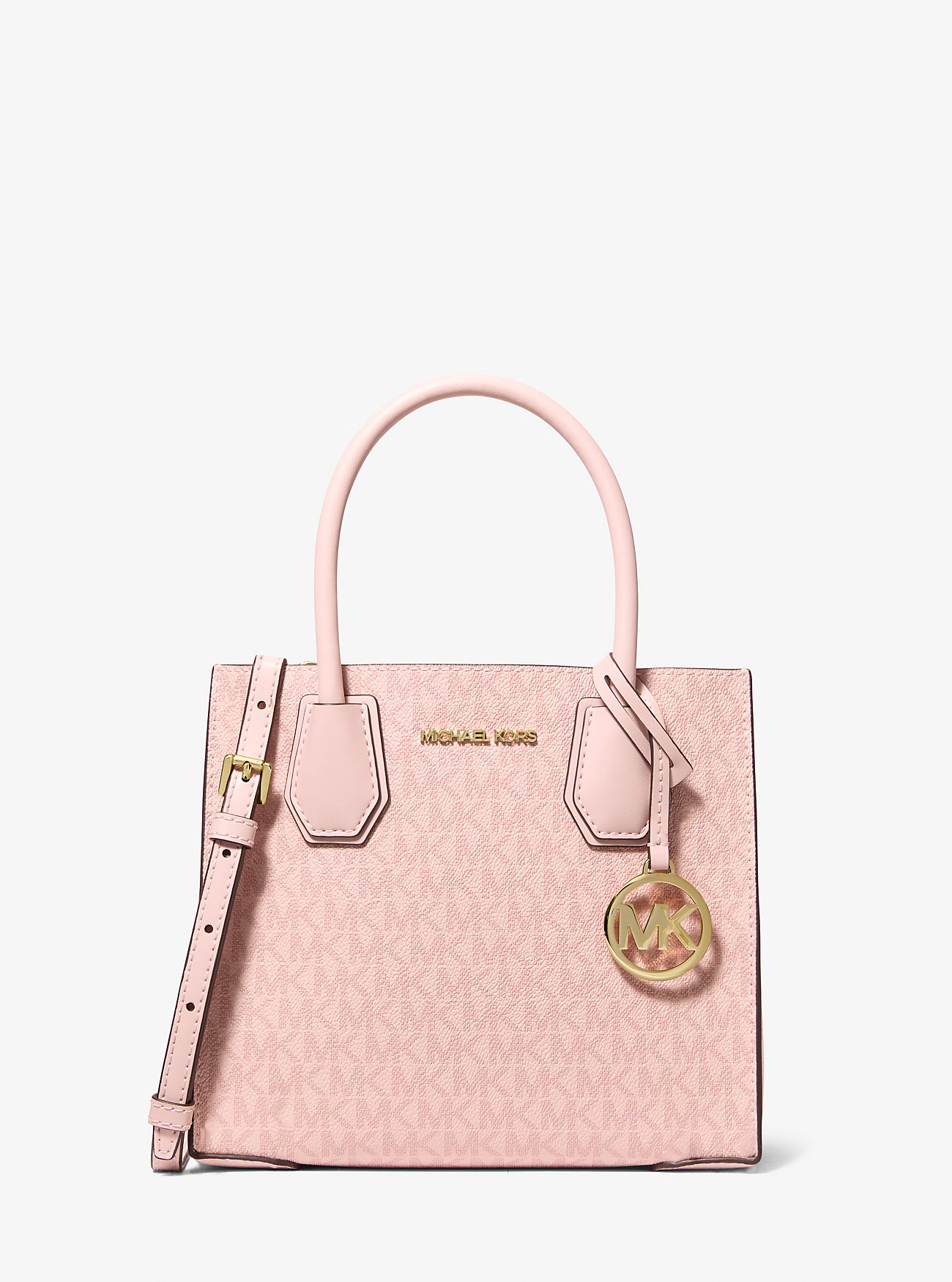 Mercer Medium Signature Logo Skulderveske - PUDDERBLUSH