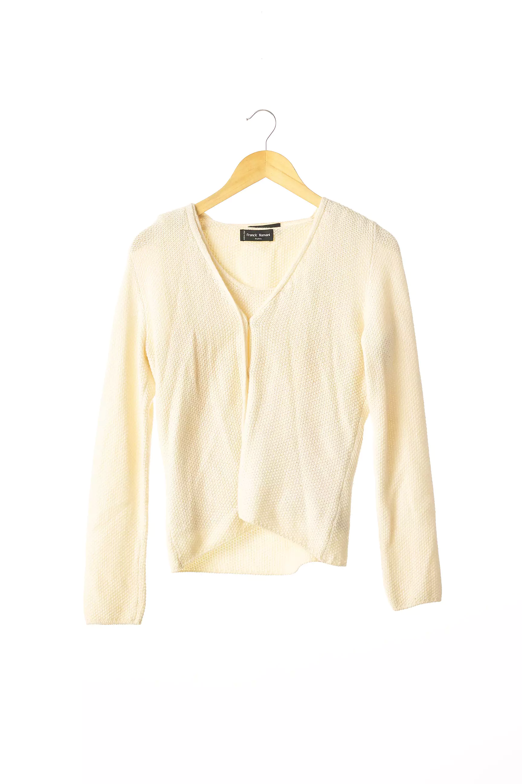 Franck Namani Twinset Femme couleur beige